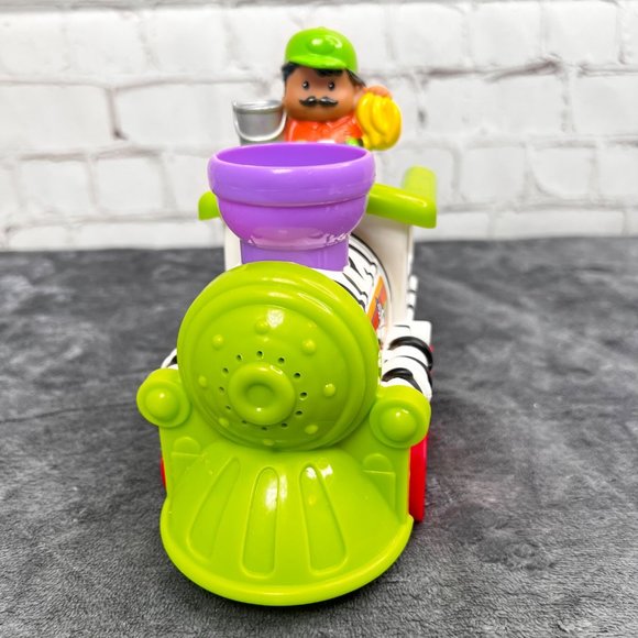 Fisher Price Little People Zoo Train with Zookeeper Zebra Print Replacement Engi - Picture 4 of 6